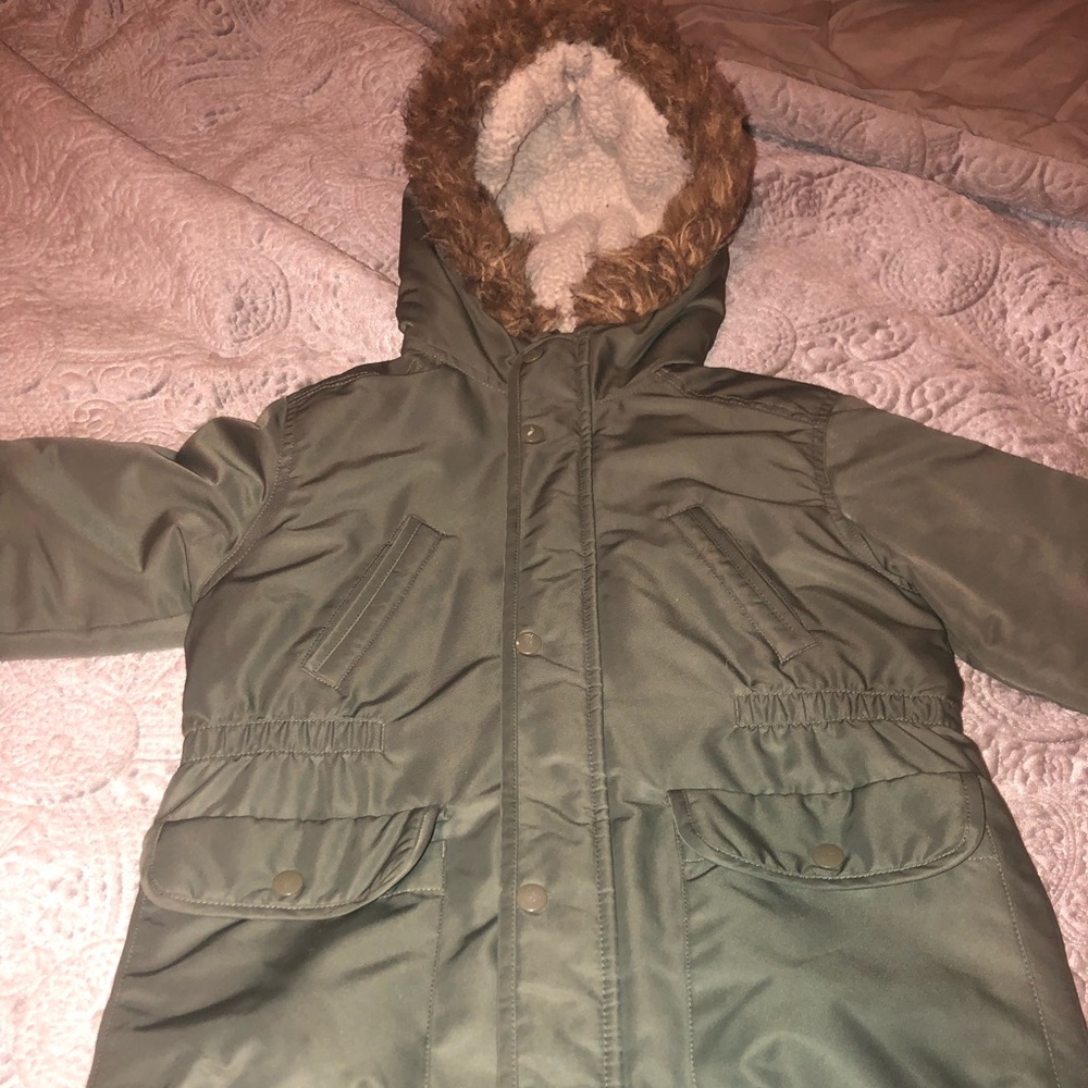 Green Parker jacket in good condition